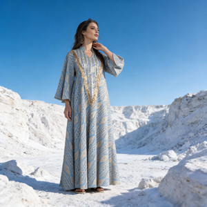 Luxury Elegant Embroidery Polyester Modest Abaya <b>Dress</b> <b>for</b> Muslim <b>Women</b> Custom Design Wholesale Party Occasion - Product Image 2