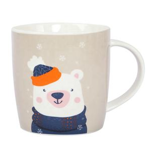 Happy go 13oz 368ml Di Natale animale decalcomania disegno sveglio pet tazza di ceramica - Product Image 6