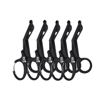 Ciseaux médicaux pour traumatisme, ciseaux à pansements, ciseaux à boucle avec mousqueton, acier inoxydable, kit de pratique de suture médicale, chirurgical