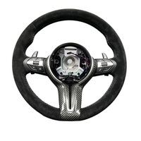 Volant sport M en cuir suédé intégral avec garniture carbone pour BMW F10 F20 F30 M2 F87 M3 F80 M4 F82 M5 F90 X5m E70 E60 E90 E92