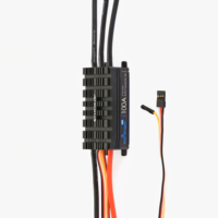 FLYCOLOR WinDragon 100A ESC Brushless Léger en Plastique pour Modèles RC Électriques FPV, Accessoires Adaptés aux Drones et Hélicoptères