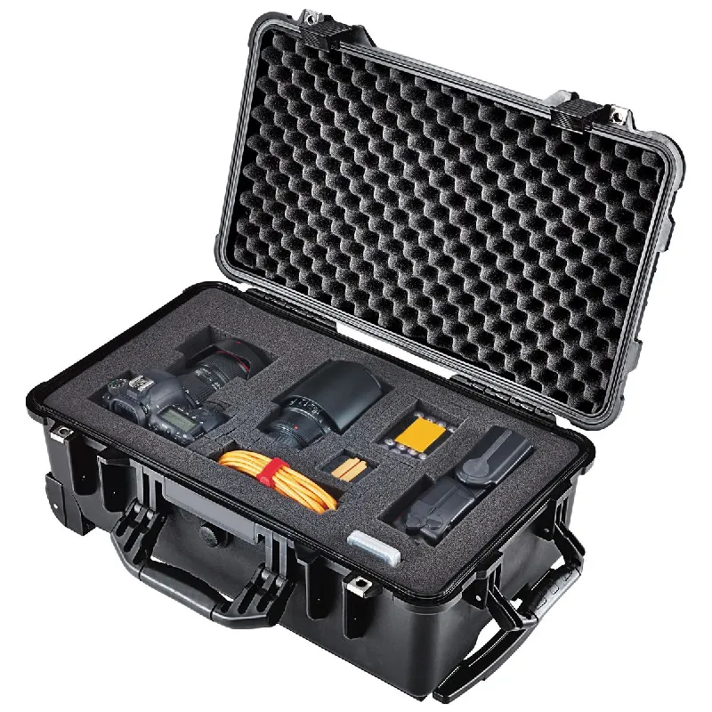 防水ラップトップ安全ケースプラスチックハードボックスレンズ保護具ケースevaカメラケース
