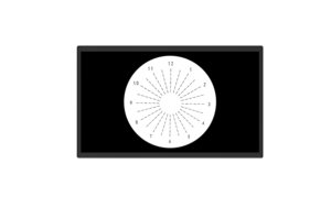 Hiro Optik Monitor per Test Ottici da 21,5 Pollici, Tabella di Acuità Visiva Digitale LCD LED Nera o Bianca, Attrezzatura per Optometria - Product Image 3