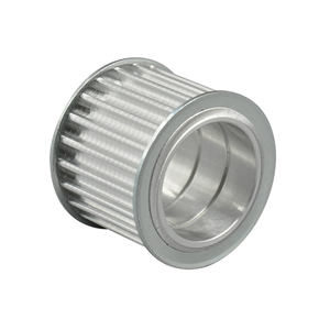 INTECH personalizzato 32mm dimensione del foro sincrono HTD5M puleggia di distribuzione 5M 34T in alluminio per uso industriale - Product Image 2