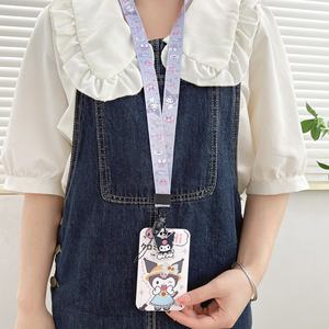 Insigne de dessin animé longue sangle porte-carte d'identité avec lanières de protection numérique avec sac pour boucle pour les étudiants - Product Image 3