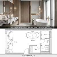 Visualisasi Interior 3D Max ISO Ruang Tamu Mewah Italia Modern Kustomisasi OEM ODM dengan Desain Grafis dan Rendering 3D
