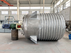 공장 낮은 가격 10000l limpet 코일 반응기 탱크 선박 스테인리스 원자로 - Product Image 5