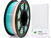 Filament PETG Candy Rainbow 1,75 mm 1 kg Résistant aux chocs, lot cohérent pour l'impression de pièces fonctionnelles en milieu agricole