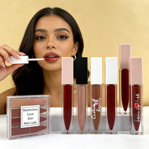 Base de gloss à lèvres en marque blanche, finition brillante transparente/colorée, gloss repulpant personnalisé avec logo pour les marques de beauté - Product Image 4