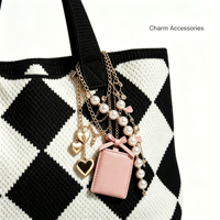 Sac fourre-tout promotionnel en tricot jacquard, grand sac à main pour femme, sac de shopping à bandoulière avec logo personnalisé