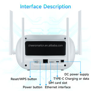 Router Wi-Fi 4G LTE Doméstico de Banda Ancha ChiWay <span class=keywords><strong>con</strong></span> Ranura para Tarjeta SIM, Router Inalámbrico LTE para Internet de Banda Ancha en el Hogar - Product Image 5