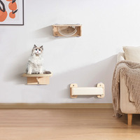 Lit de hamac de chat suspendu en acrylique, cabane de cocon à bulles transparente pour montage sur fenêtre, nacelle de couchage moderne pour animaux de compagnie avec coussin doux