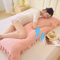 SUREWALHOME Oreillers en alternative au duvet pour les dormeurs sur le ventre et sur le dos, oreiller long à densité douce, lavable en machine