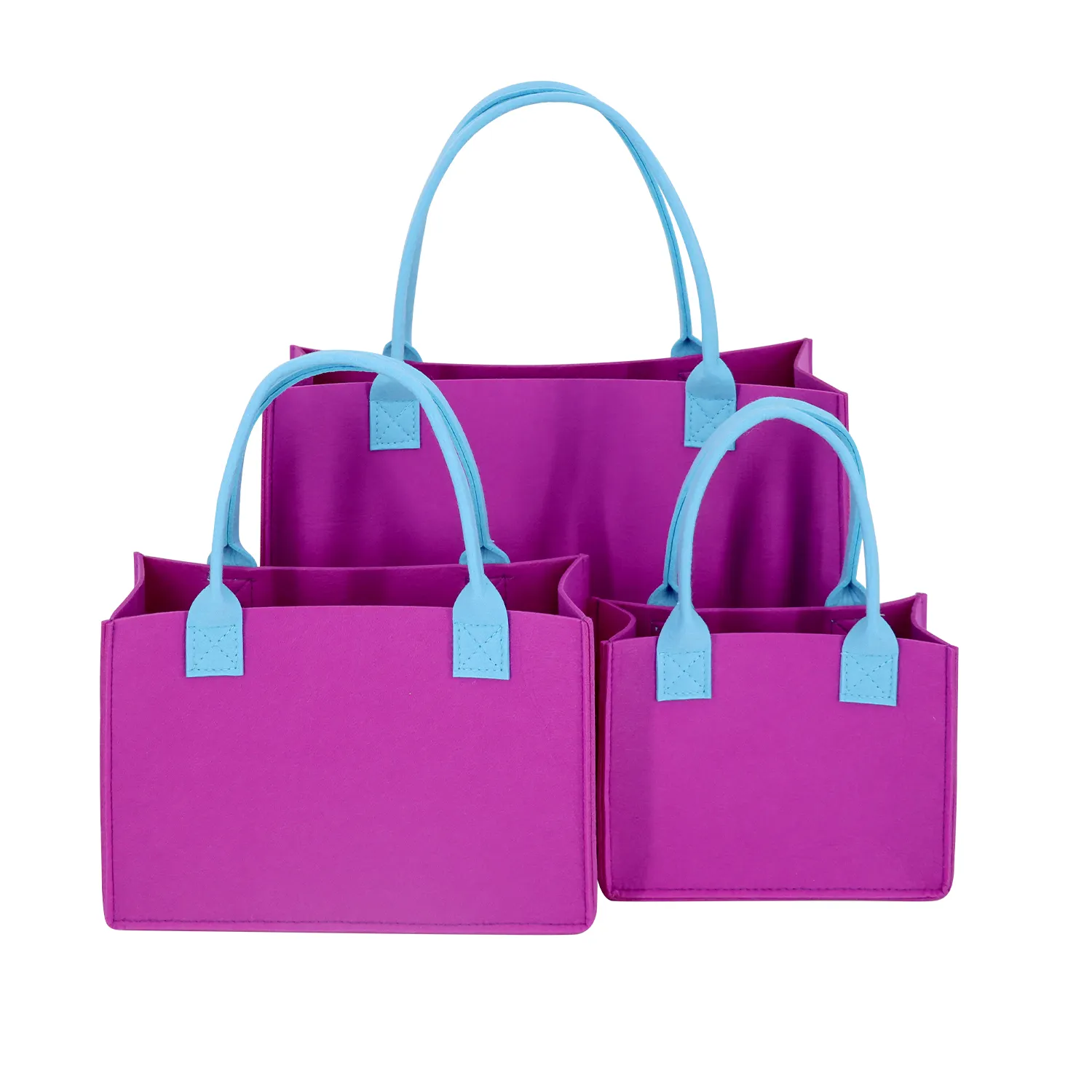 Tas tangan wanita, kapasitas tinggi, ungu, terasa Online, tas belanja untuk wanita