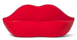 GEDO Creatieve Rode Lipvormige Stoffen <span class=keywords><strong>Sofa</strong></span> Woonkamer Kleine <span class=keywords><strong>Sofa</strong></span> voor Ruimtebesparing - Product Image 4