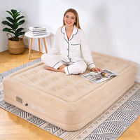 Lit gonflable portable sur mesure de plusieurs tailles pour l'intérieur et l'extérieur, matelas gonflable pour le camping avec pompe intégrée
