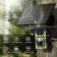Meilleure Vente 2026 – Caméra de Chasse Numérique 4K Étanche 4G à Vision Nocturne Solaire avec Application CMOS pour Mini Caméras CS09