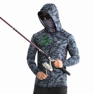 Camisa <span class=keywords><strong>de</strong></span> Pesca con Capucha Desmontable y Protección Facial Completa <span class=keywords><strong>de</strong></span> Seda Helada, Bloqueador Solar UV <span class=keywords><strong>para</strong></span> <span class=keywords><strong>Nariz</strong></span> y Cuello, Ideal <span class=keywords><strong>para</strong></span> Pesca en Barco y Orilla, Cero Riesgo <span class=keywords><strong>de</strong></span> Quemaduras Solares - Product Image 3