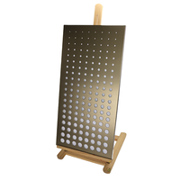 Panneau en aluminium perforé doré sur mesure de 0,21 mm à 6 mm pour système de plafond spécial et revêtement mural architectural
