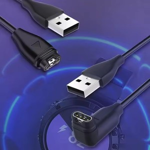 สายชาร์จ USB C ทดแทน ใช้ได้กับ <span class=keywords><strong>Garmin</strong></span> Vivoactive 3 4 <span class=keywords><strong>4S</strong></span> <span class=keywords><strong>Fenix</strong></span> 7 7S 7X 6S 6 6X 5S 5 5X Instinct 2 2S Venu 2 Plus - Product Image 3