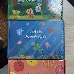 Bombas de baño para niños con juguetes, 12 bolas con aromas frutales, sal de baño y set de baño de burbujas, ecológico y saludable para niños - Product Image 6