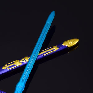 Zelda Breath of the Wilderness Master Sword Blue Blade Nuevo Llavero de espada de 22cm Espada de metal Arma de acero Modelo 73g - Product Image 6