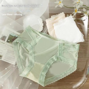 [Moonlight con gá<span class=keywords><strong>i</strong></span>] phụ nữ tinh khiết muốn đồ lót băng lụ<span class=keywords><strong>a</strong></span> chống vi khuẩn Sexy Ren nhanh khô ngọt ngào nhỏ tươ<span class=keywords><strong>i</strong></span> eo thongs - Product Image 3