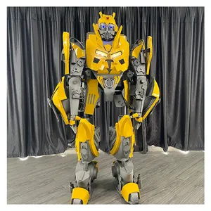 Yüksek kalite ucuz fiyat gerçekçi karnaval Cosplay 9ft uzun Robot kostüm