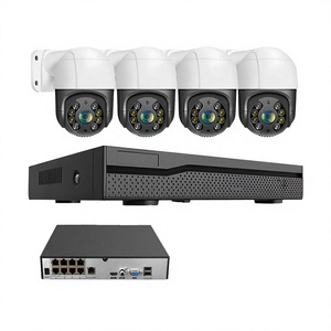 Caméra IP PTZ 8MP <span class=keywords><strong>4K</strong></span> H.265 POE avec capteur CMOS 4 canaux, stockage sur disque dur, <span class=keywords><strong>kit</strong></span> NVR avec 4 PTZ et vision nocturne infrarouge - Product Image 4