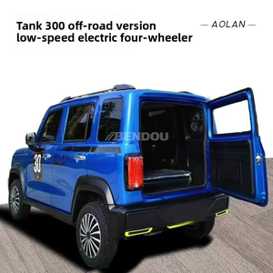 รถ SUV ไฟฟ้าขนาดเล็ก 4 ประตู 4 ที่นั่ง รุ่น Tank 300 สไตล์ทุกสภาพอากาศ ความเร็วต่ำ ขับเคลื่อน 4 ล้อ แบตเตอรี่ลิเธียม สำหรับการเดินทางแบบออฟโรดและครอบครัว - Product Image 5