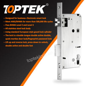 ความปลอดภัยสูงสแตนเลสลายนิ้วมืออัจฉริยะมาตรฐานล็อค Body สำหรับสมาร์ทประตูล็อค - Product Image 4