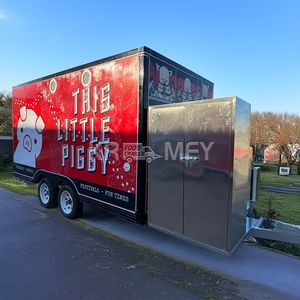 2025 Multi-function Carts Stainless Steel Trailer Mobile Cart Ice <b>Mini</b> <b>Food</b> Truck CE DOT Approved Fast Coffee C - Product Image 4