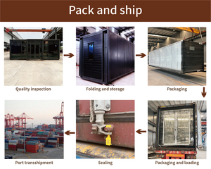 Nonnina piatta 20Ft 40 Ft contenitore espandibile casa pieghevole prefabbricata 40Ft Villa spedizione prefabbricata casa Mobile 2 3 4 5 camere da letto - Product Image 4