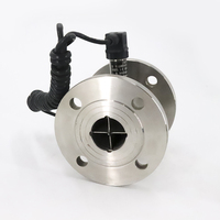 Medidor de Flujo de Turbina Pulsante Digital de Acero Inoxidable 4-20mA, Conexión de Brida, Protección IP65, para Líquidos/Ácidos/Aceite/Corrosivos, OEM de Alta Calidad