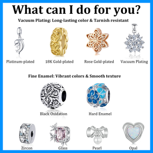 Nuovi Arrivi Charm per Bracciali Fai da Te in Argento Sterling 925 Smaltato di Qualità per la Creazione di Gioielli Stile Fai da Te, Gioielli da Scoprire di Alta Qualità - Product Image 6