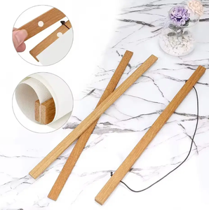 Aimant en bois affiche cintre cadre pin bois Rails magnétiques cadre suspendu avec corde pour Photo photo impression carte - Product Image 6