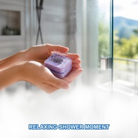 Tablette de douche artisanale à la lavande, apaisante et relaxante, coffret cadeau spa pour la douche, OEM ODM 45g
