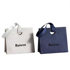 Bolsa de Papel para Joyería, Bolsa de Compras Hecha a Mano, Bolsa de Papel para Regalo de Joyería Hecha a Mano - Product Image 1