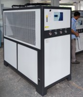 Refroidisseur industriel commercial refroidi par air de 10 CV, modèle SC-10A, avec compresseur scroll R404A, 440 V, 3 phases, 50/60 Hz, capacité de refroidissement de 30 kW