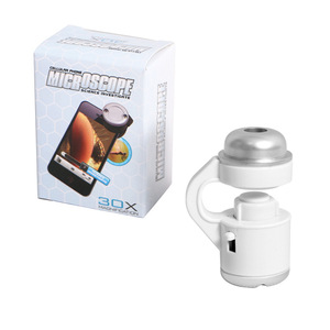 Objectif de <span class=keywords><strong>microscope</strong></span> numérique de poche à LED 30X compatible avec la plupart des téléphones - Product Image 1