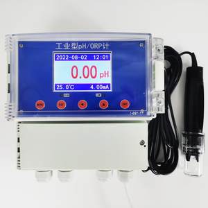 Shanghairuichuan มิเตอร์วัดค่า <span class=keywords><strong>pH</strong></span> อุตสาหกรรมแบบบูรณาการแยก0.02pH ความถูกต้องป้องกัน IP54วัสดุพลาสติก oem/odm - Product Image 2