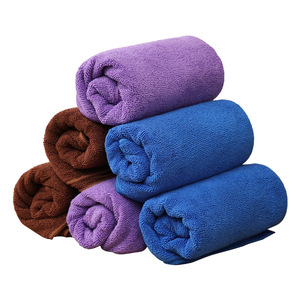 <b>Extra</b> <b>Large</b> Thick <b>Towels</b> Solid Color Rectangle Absorbent For Home Car Cleaning Use - Product Image 1