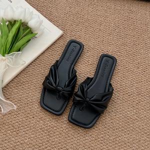 Sandalias Planas con Correa en el Tobillo para Mujer, con Hebilla, Transpirables, Estilo Playa, Modernas, Sencillas y Cómodas - Product Image 1