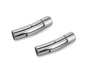 Thép không gỉ <span class=keywords><strong>Clasp</strong></span> da dây Kết thúc khóa Cap-Snap khóa đồ trang sức nối móc lưỡi lê <span class=keywords><strong>Clasp</strong></span> DIY Vòng đeo tay vòng cổ dây kết thúc - Product Image 2