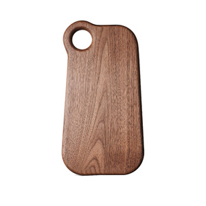 Tabla de cortar de madera de nogal negro estilo japonés, rectangular, de madera maciza, para carne, frutas y pan, para uso doméstico. - Product Image 5