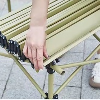 Vente directe d'usine, table pliante longue en acier au carbone, portable, pour le camping, les voyages, les pique-niques, les barbecues, les meubles d'extérieur