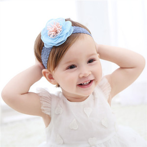Fascia per <span class=keywords><strong>capelli</strong></span> per neonati con fiocco in pizzo, stile giapponese e coreano, accessori per <span class=keywords><strong>capelli</strong></span> per bambini, fiocco in pizzo a forma di fiore, fascia per <span class=keywords><strong>capelli</strong></span> da principessa - Product Image 3