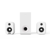 2025 Portable Home cinéma multimédia 2.1 système de haut-parleurs professionnel bois 2.1 haut-parleur grand son mieux exprimé maison plastique