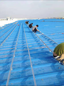 Support solaire <span class=keywords><strong>galvanisé</strong></span> à chaud non pénétrant et sans perçage pour toiture en tuiles d'acier - Product Image 4