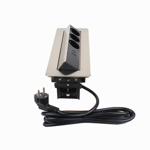 Multiprese da scrivania elettriche con 3 prese e presa pop-up da tavolo per caricabatterie USB - Product Image 2